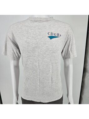 Vintage Single Stitch 1990s CDGBs Record Store Phoenix, Arizona Gray T-Shirt (L)